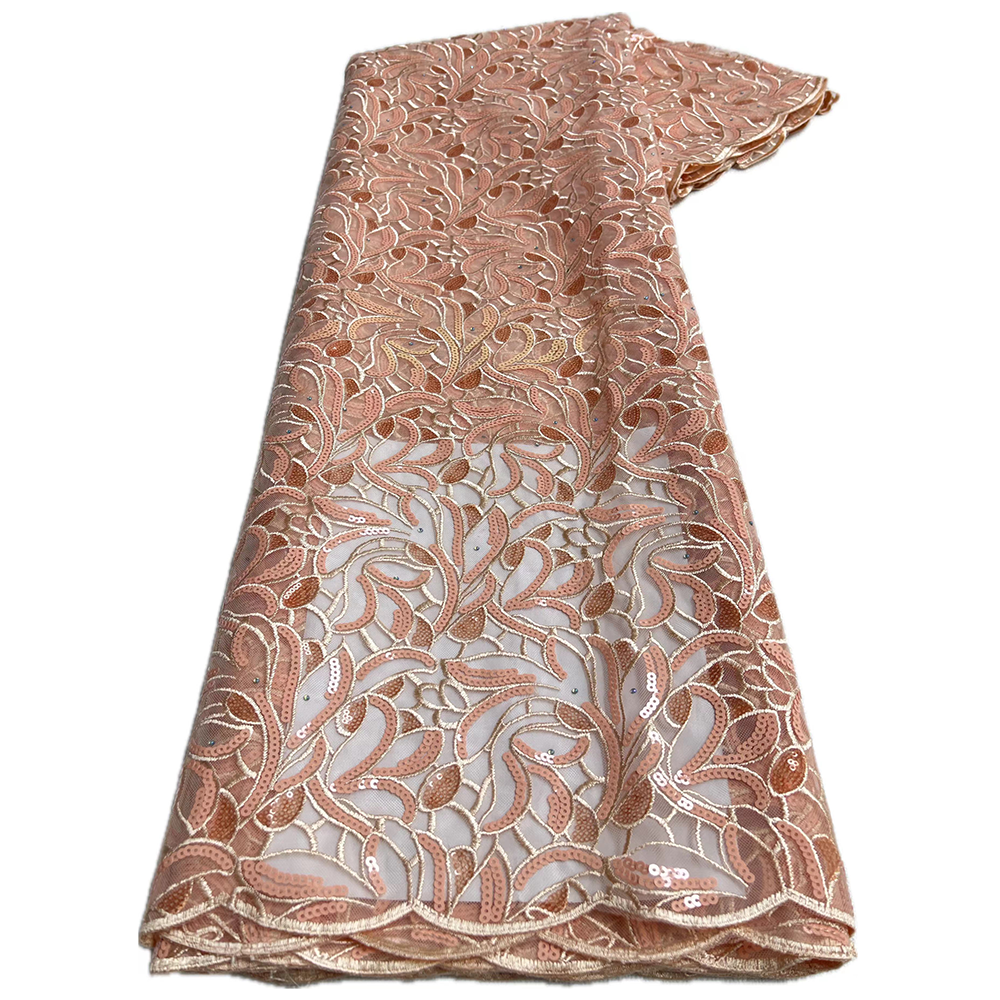 African Sequins Lace Fabric 20 - مراجعة Glitter Tablecloth وسعره