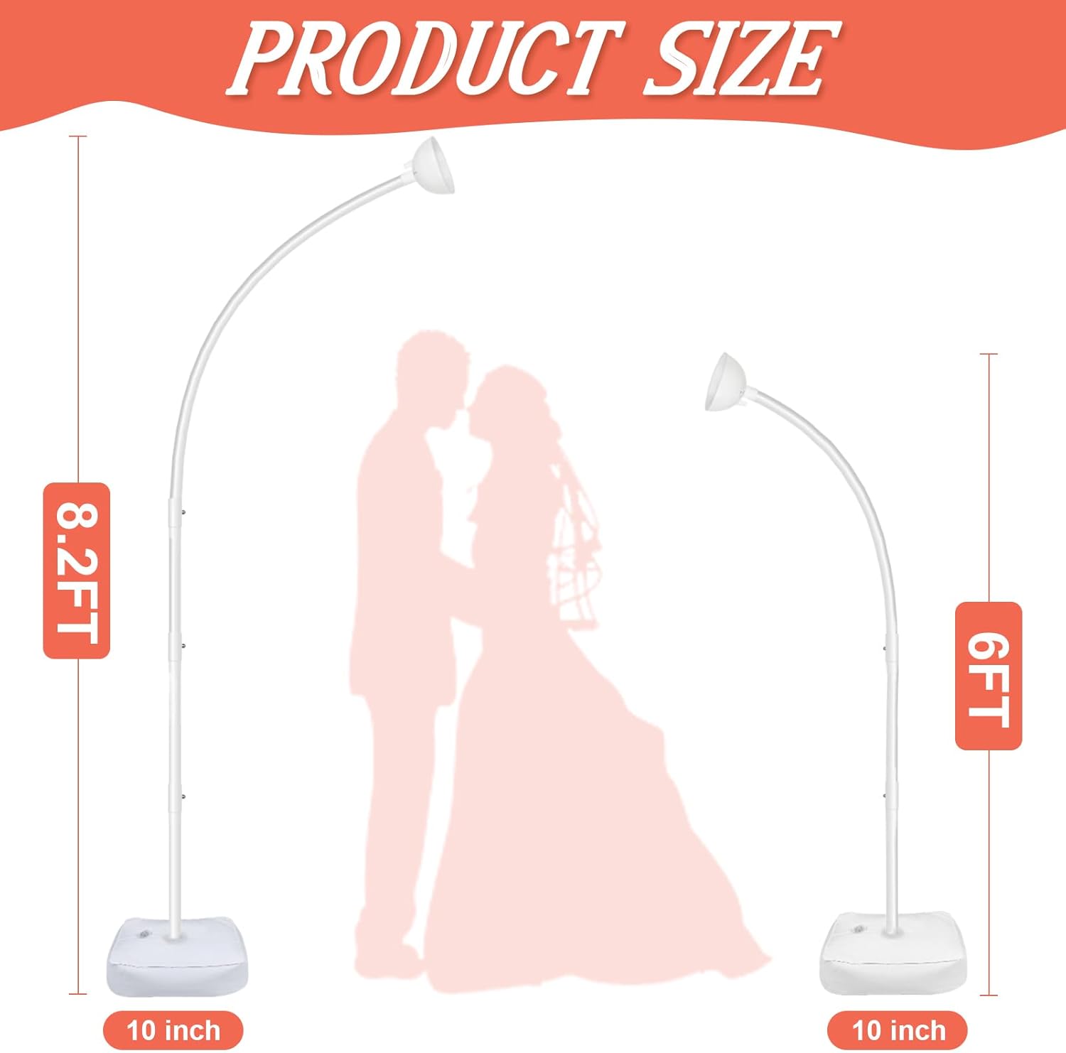 8FT & 6FT Balloon Arch Stand,  - مراجعة Balloon Arch Kit وسعره