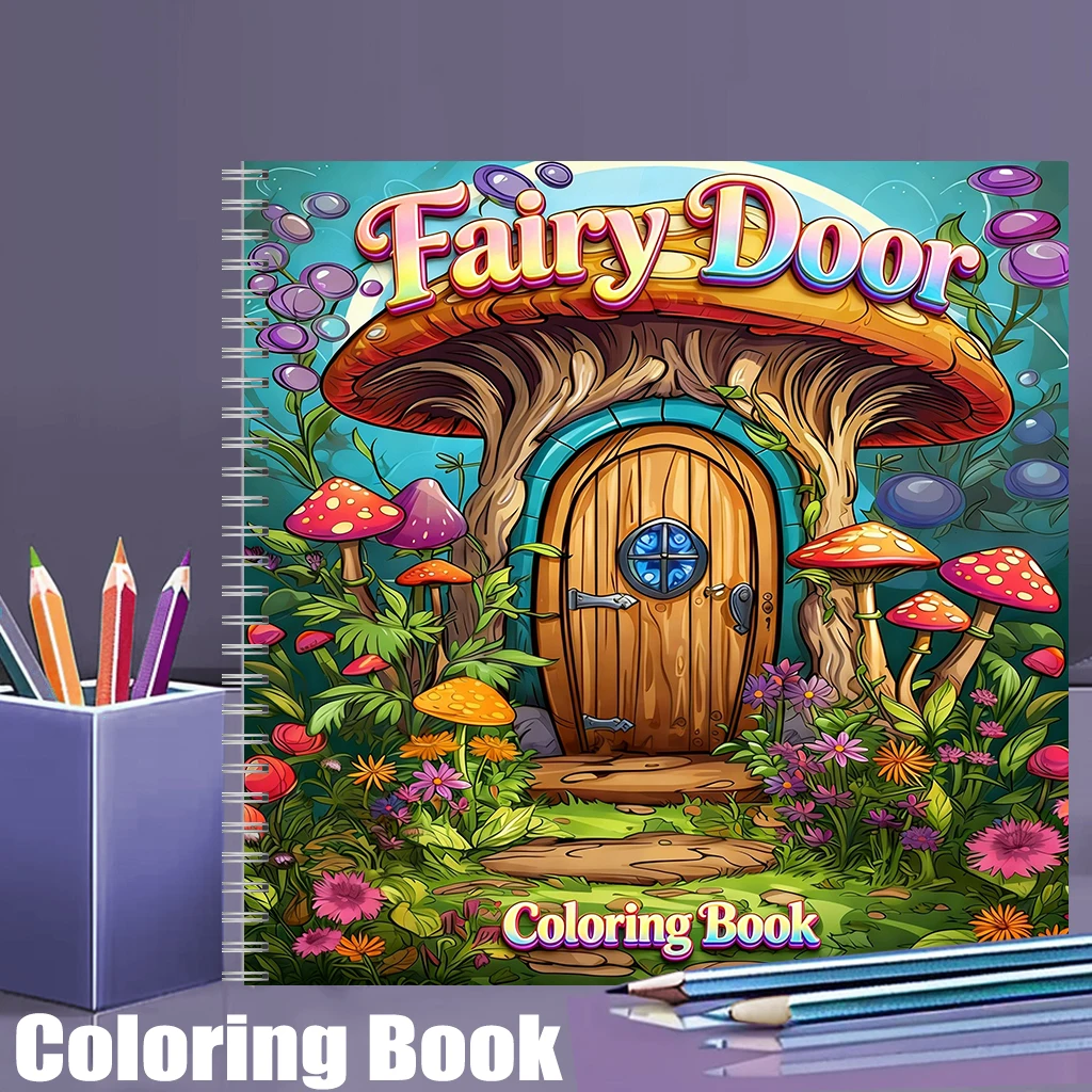 Coloring Book Fairy Door for A - مراجعة Supply Event وسعره