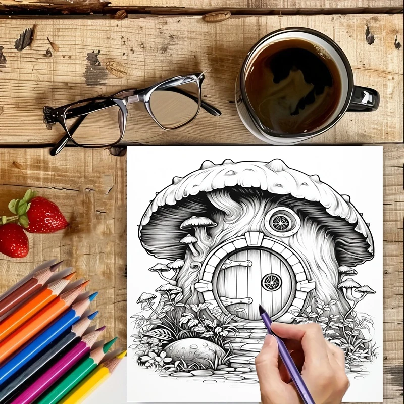 Coloring Book Fairy Door for A - مراجعة Supply Event وسعره