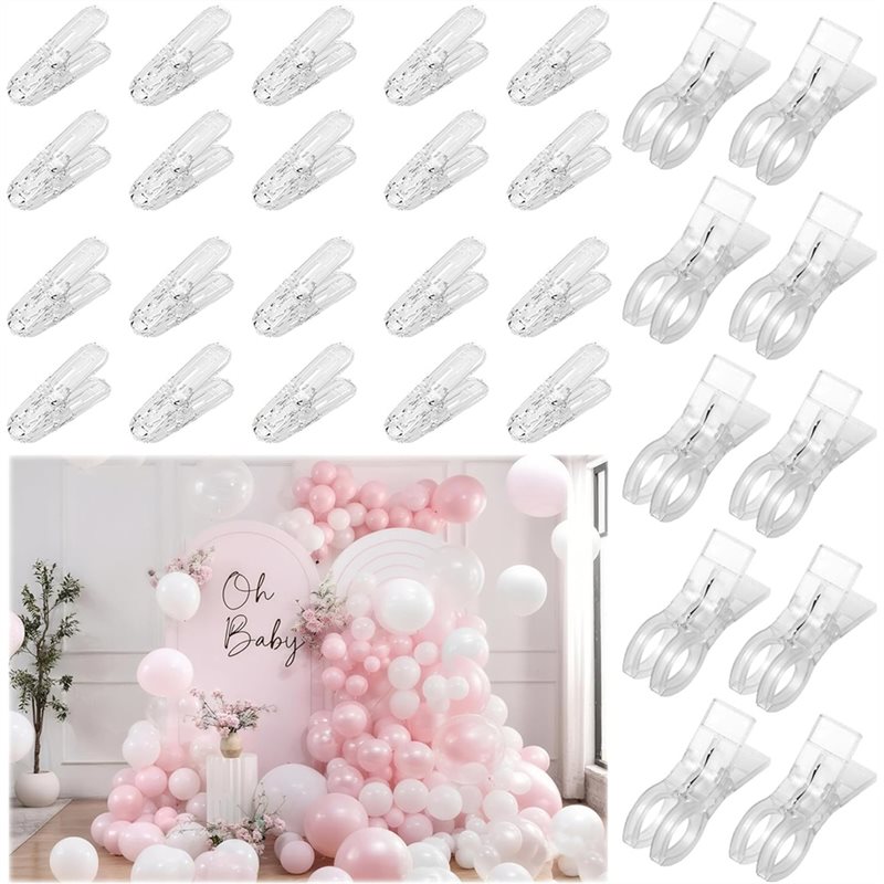 ABBP-30 Pack Balloon Arch Clip - مراجعة Balloon Arch Kit وسعره