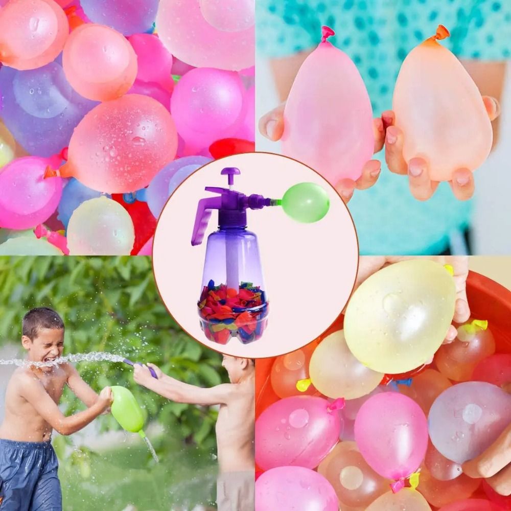 New Portable Air Water Bomb Ba - مراجعة Balloon Pump Hand وسعره