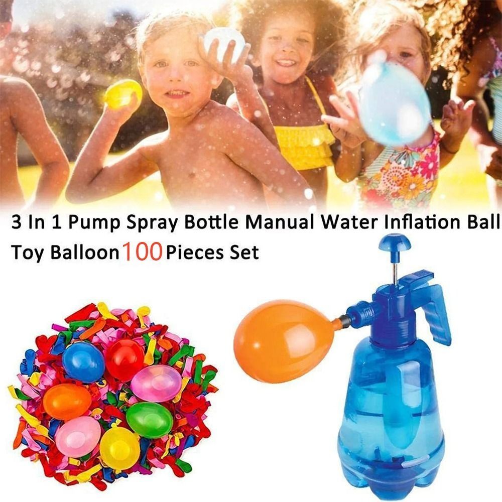 New Portable Air Water Bomb Ba - مراجعة Balloon Pump Hand وسعره
