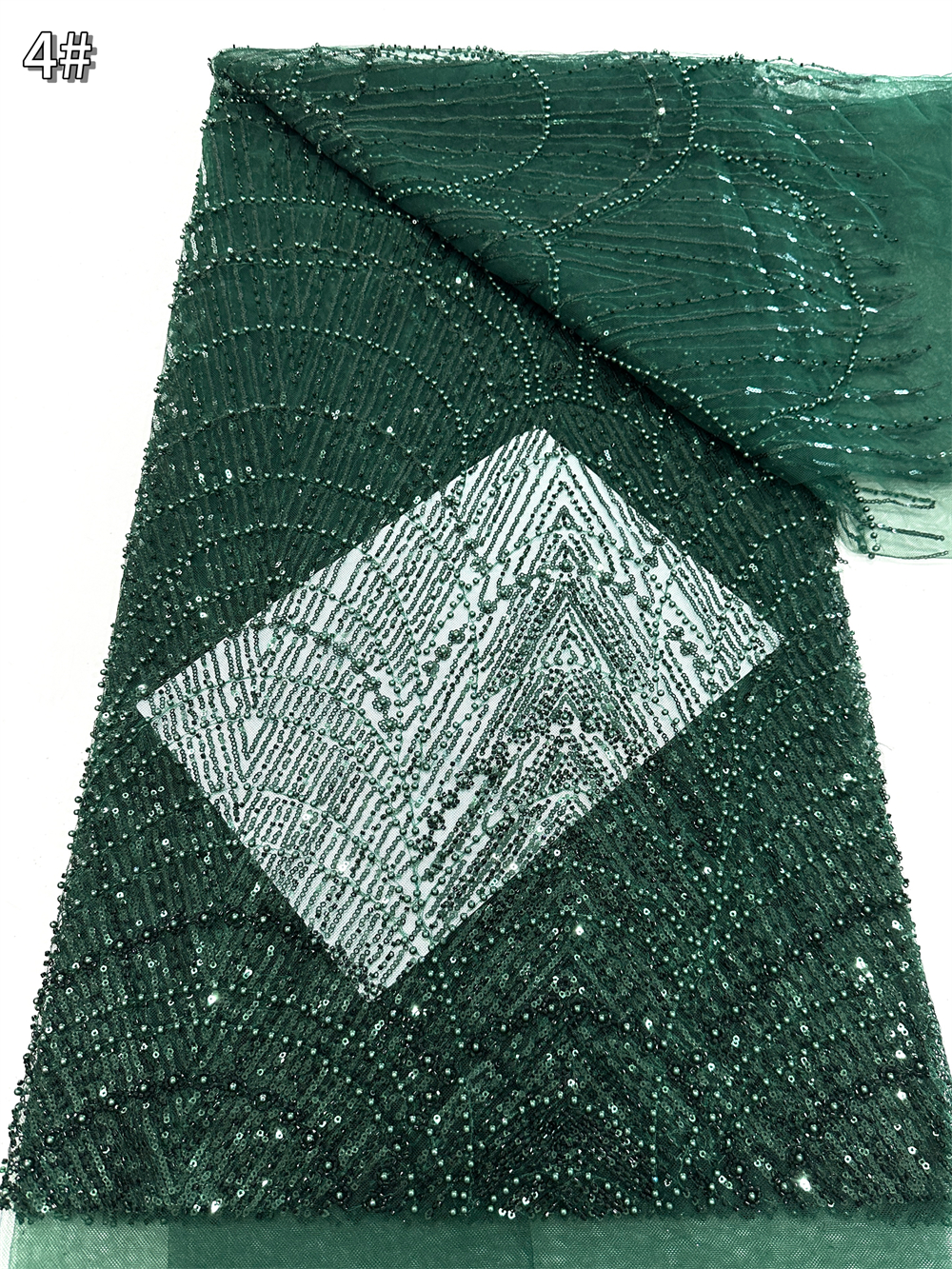 African French Sequined Lace F - مراجعة Glitter Tablecloth وسعره
