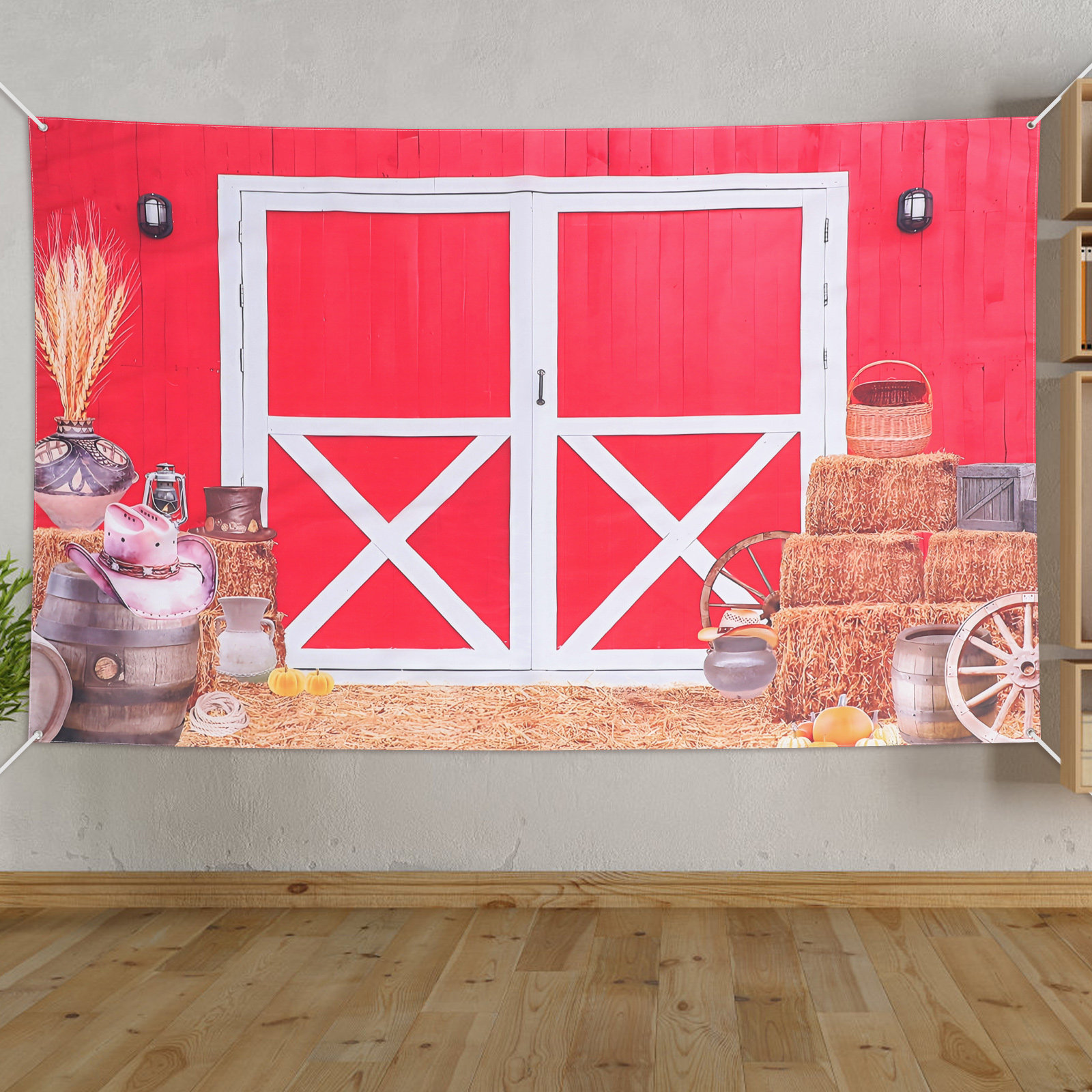 Barn Door Photography Backdrop - مراجعة Dessert Table Backdrop وسعره