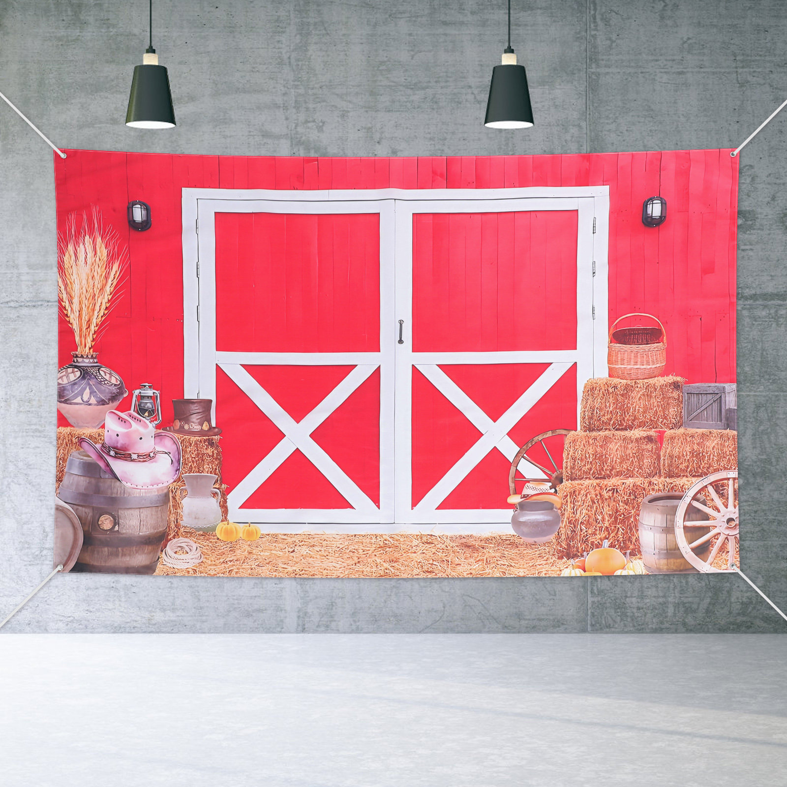 Barn Door Photography Backdrop - مراجعة Dessert Table Backdrop وسعره