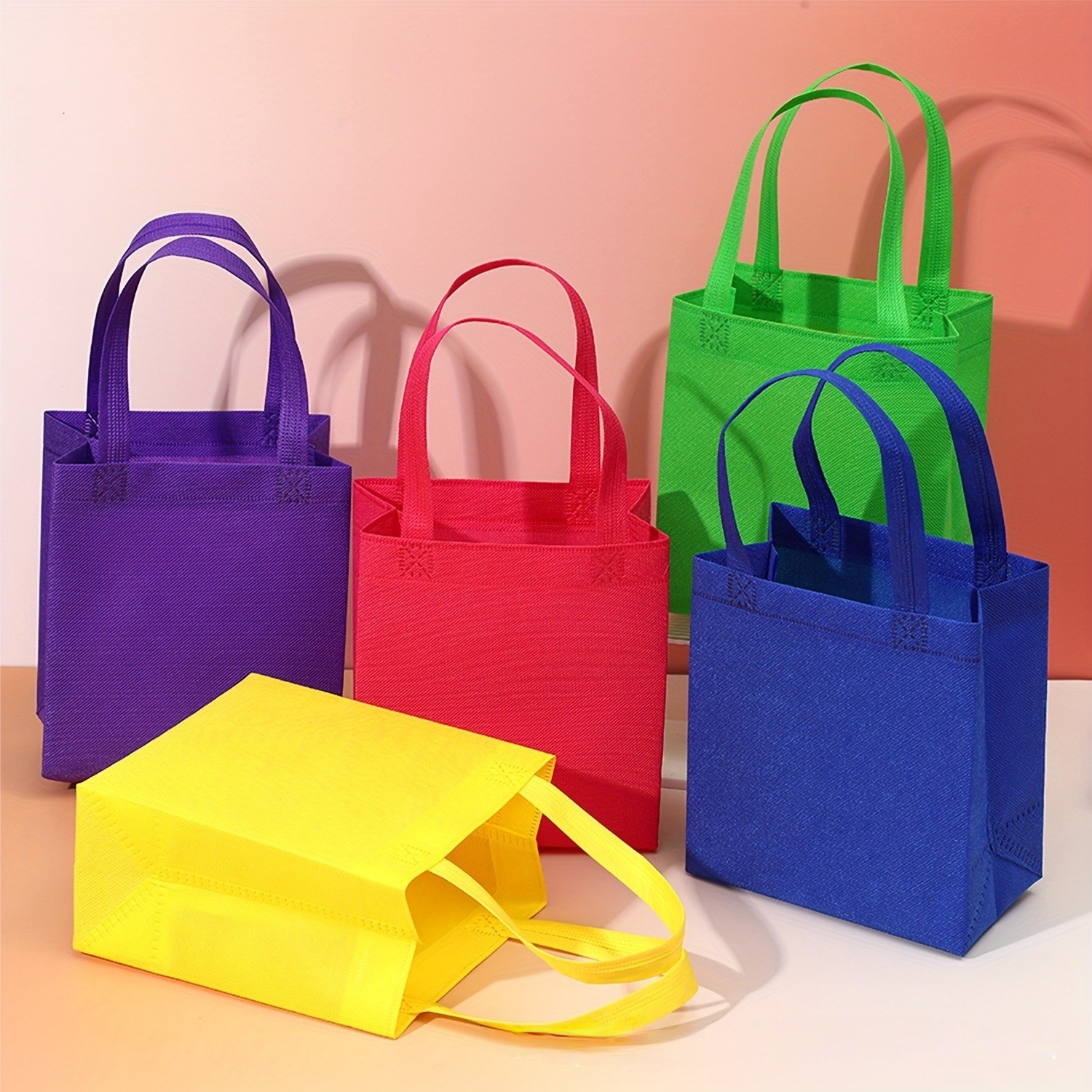 100PCS Reusable Non-woven Shop - مراجعة Event Party Shop وسعره