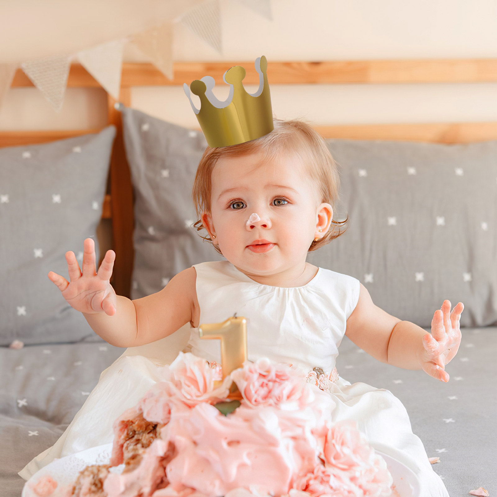 1Set Birthday Party Decoration - مراجعة Party Hat Cone وسعره
