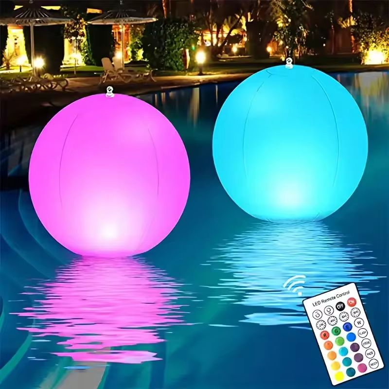 1-5PCS Floating Pool Lights wi - مراجعة Led Balloon Light وسعره
