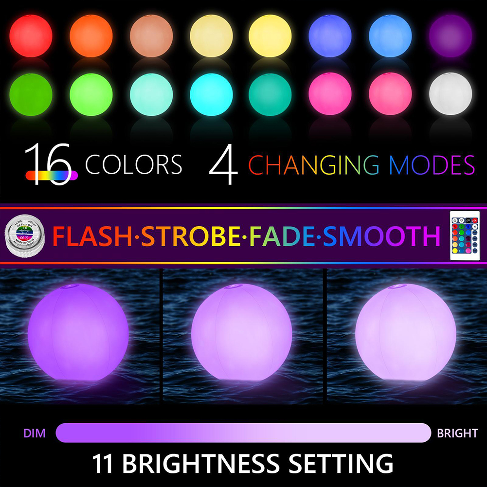 1-5PCS Floating Pool Lights wi - مراجعة Led Balloon Light وسعره