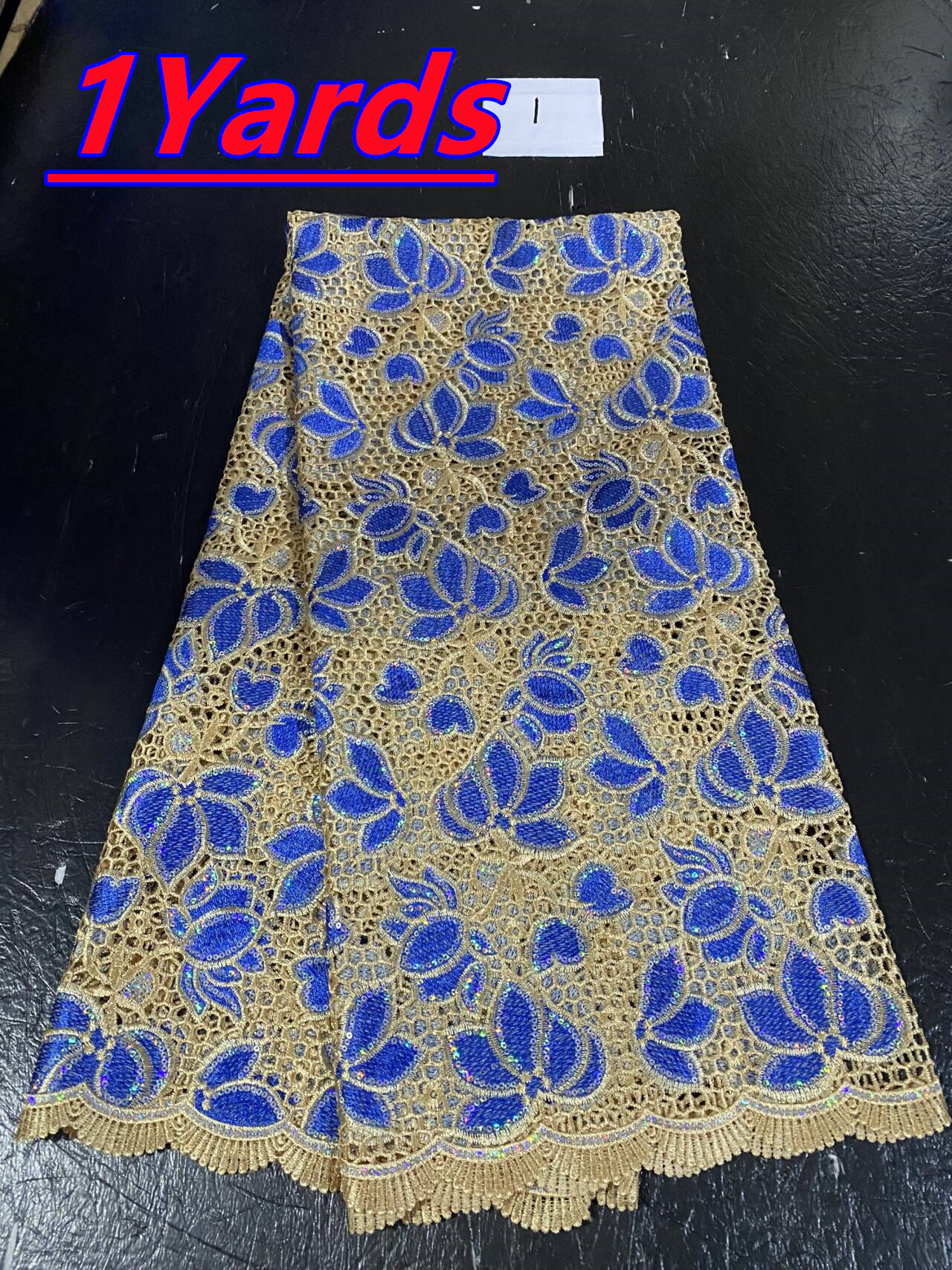 African Sequins Lace Fabrics F - مراجعة Glitter Tablecloth وسعره