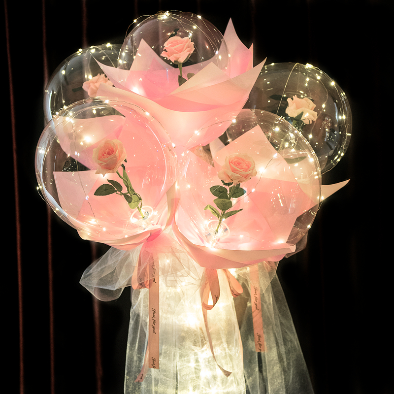LED Luminous Balloon Rose Bouq - مراجعة Led Balloon Light وسعره