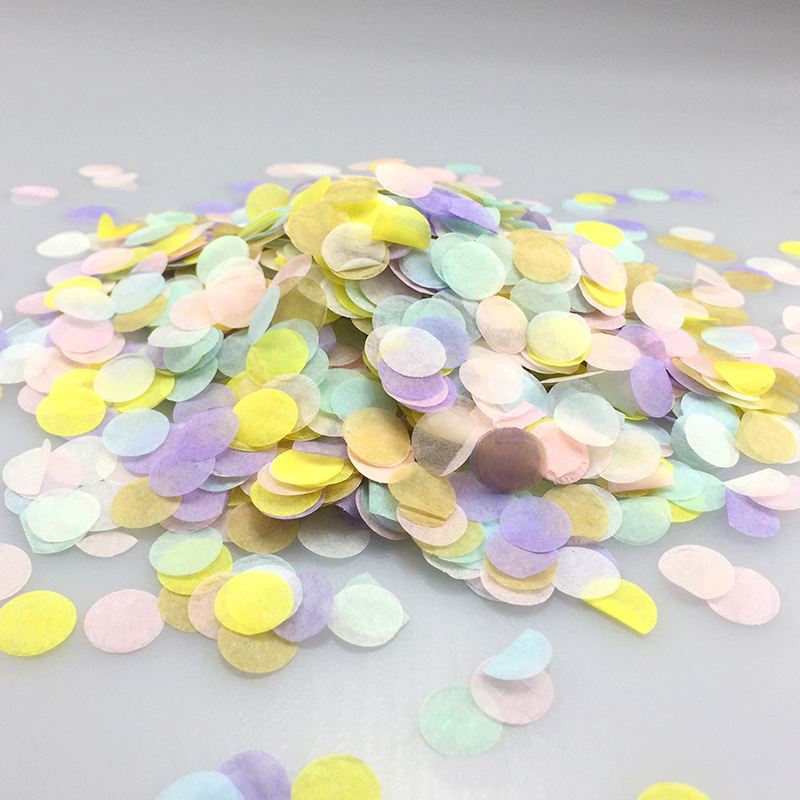 1000pcs/bag 1cm Paper Confetti - مراجعة Confetti Cannon Tube وسعره