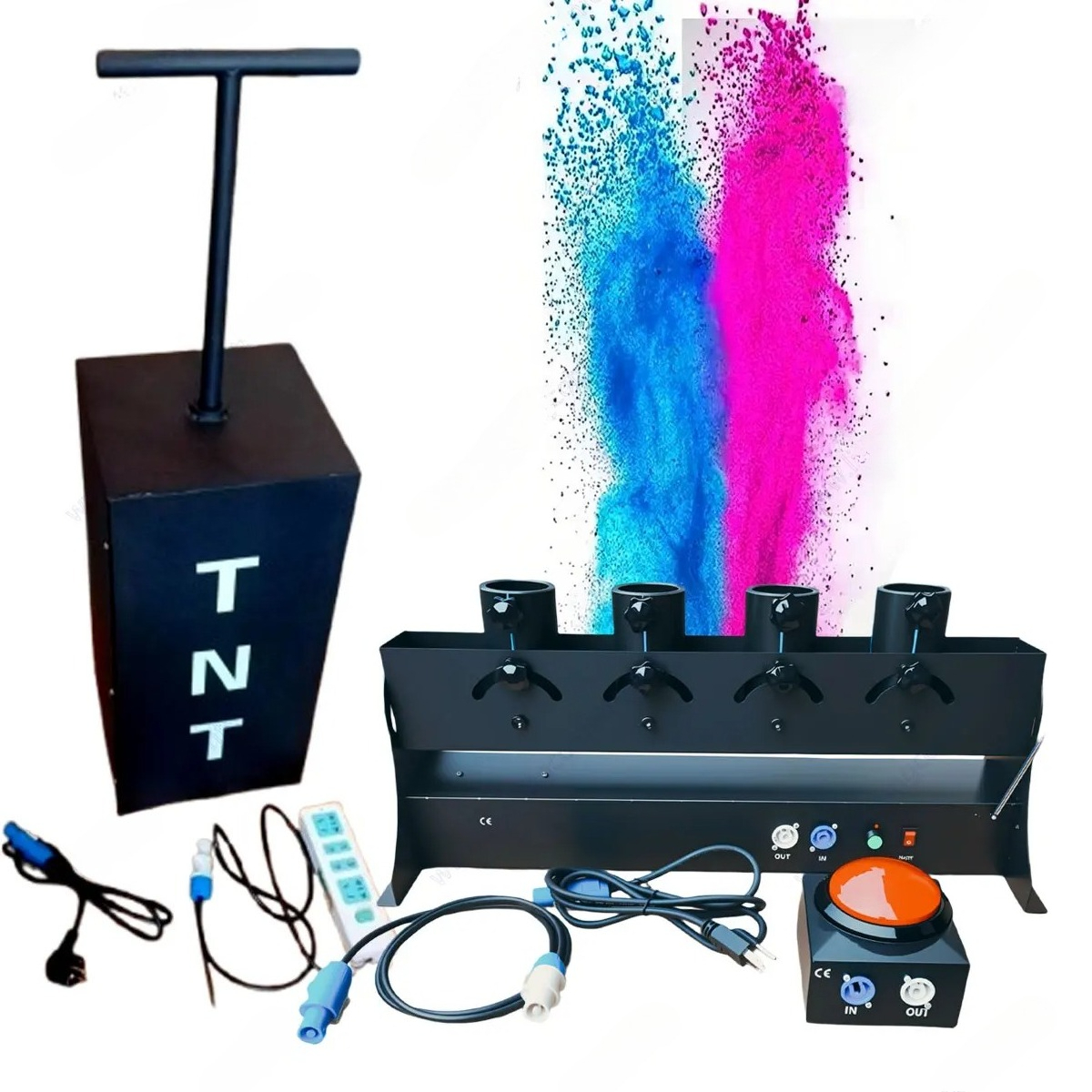 Baby Shower TNT Electronic Spr - مراجعة Confetti Cannon Tube وسعره