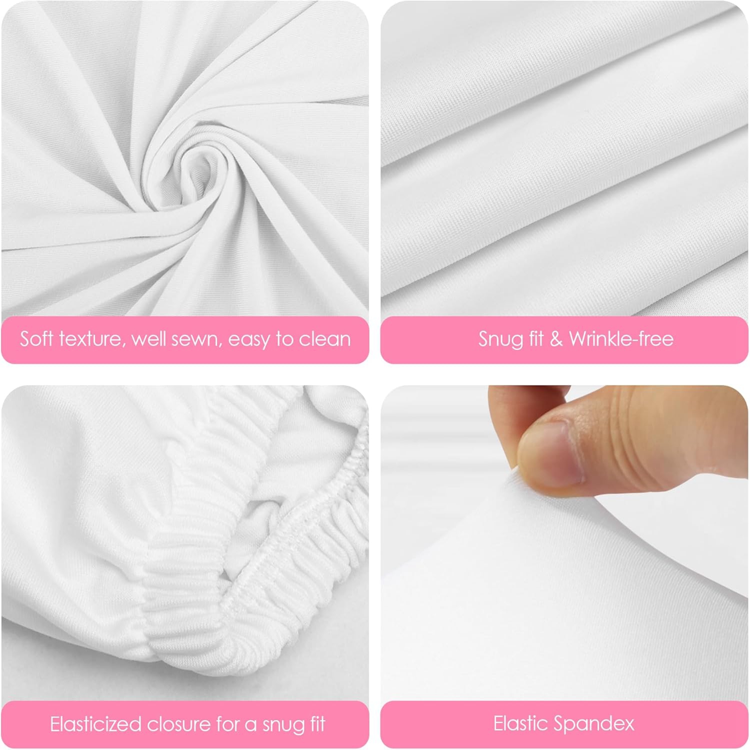 Yeele 1PCS/3PCS/5PCS White Cyl - مراجعة Dessert Table Backdrop وسعره