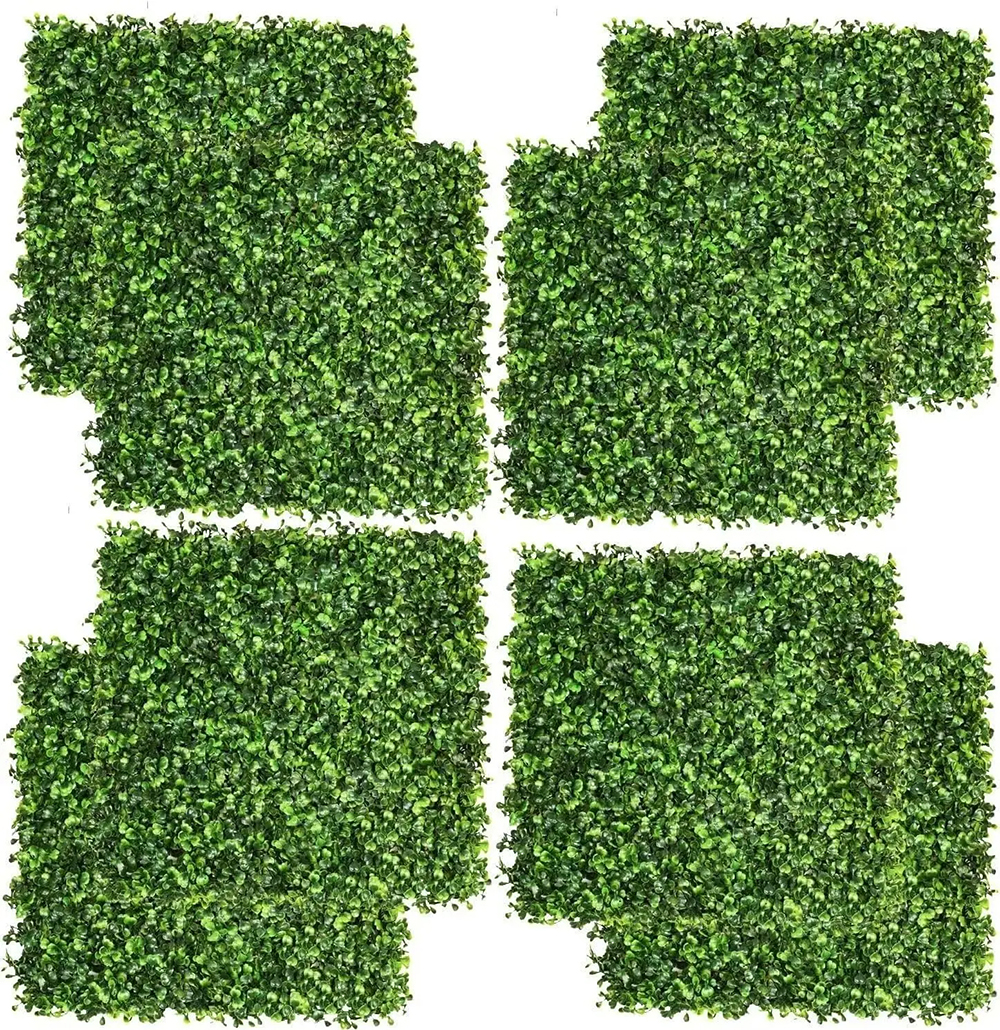 10 Pcs 25 CM Artificial Eucaly - مراجعة Flower Wall Panel وسعره
