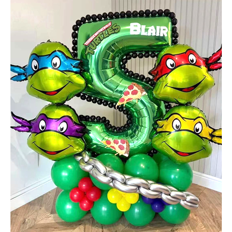 Ninja Turtles Themed Balloon A - مراجعة Balloon Arch Kit وسعره