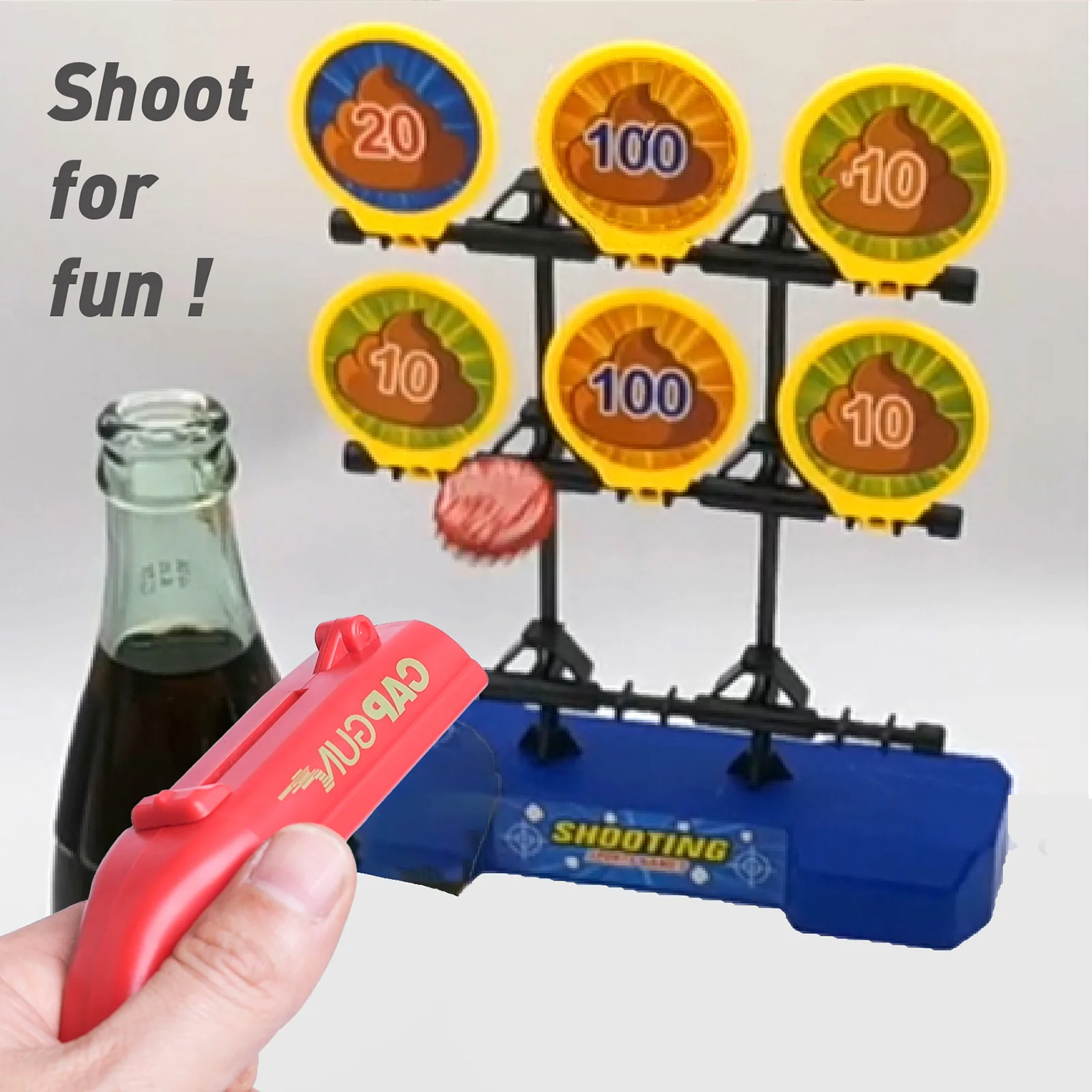 3PC Cap Gun Shooting Bottle Op - مراجعة Event Launch Party وسعره