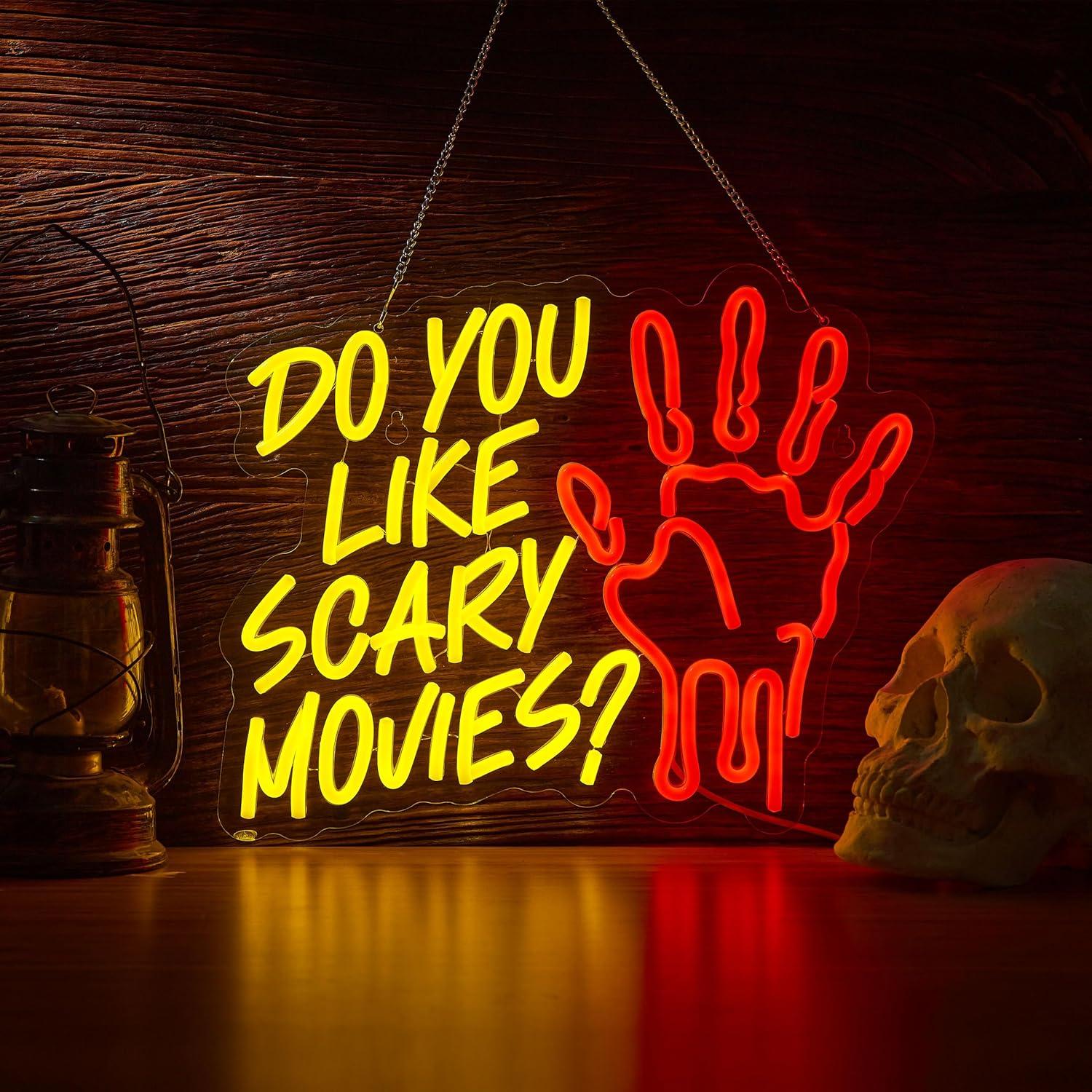 Do You Like Scary Movies Neon  - مراجعة Neon Sign Party وسعره