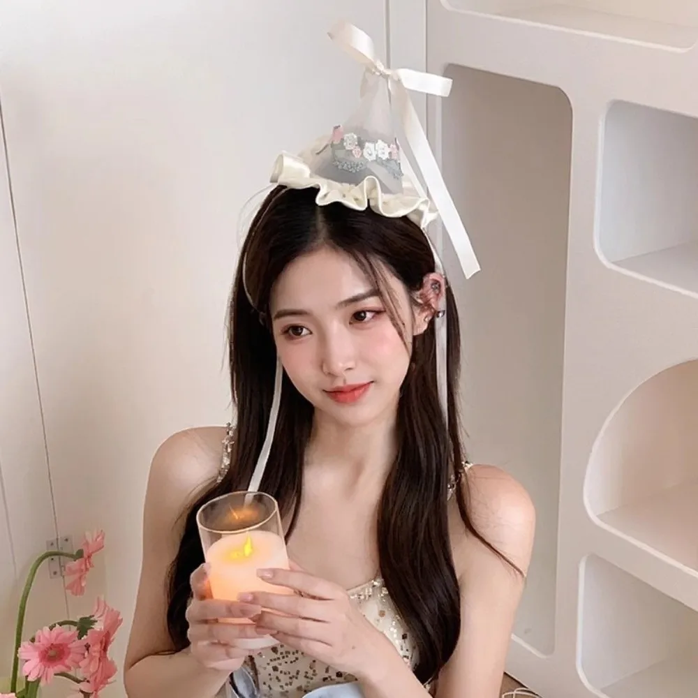 Cute Style Embroidery Mesh Bir - مراجعة Party Hat Cone وسعره