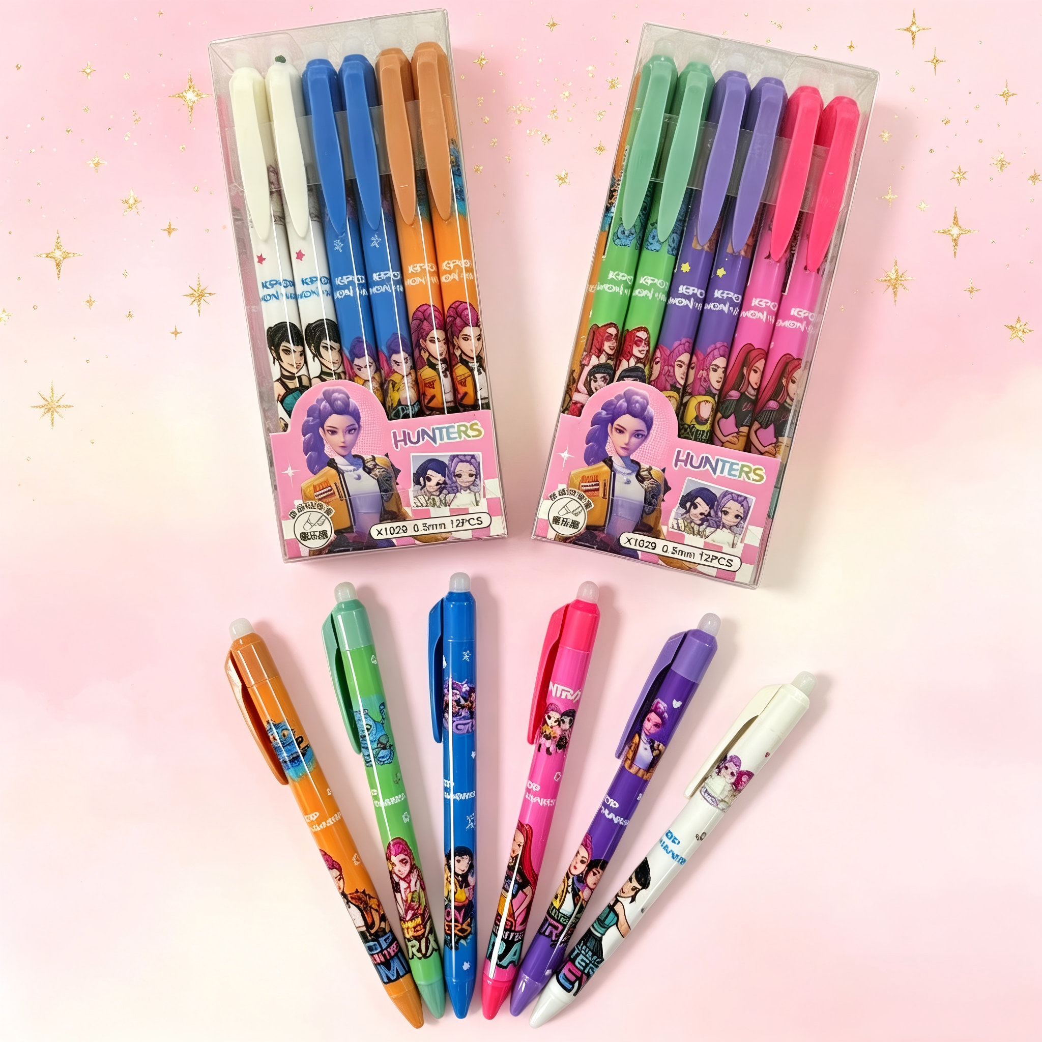 Cartoon Erasable Gel Pens Cute - مراجعة Supply Event وسعره