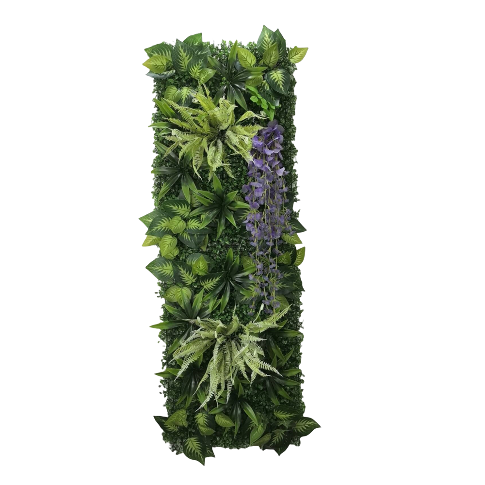 Home Decoration White Artifici - مراجعة Flower Wall Panel وسعره