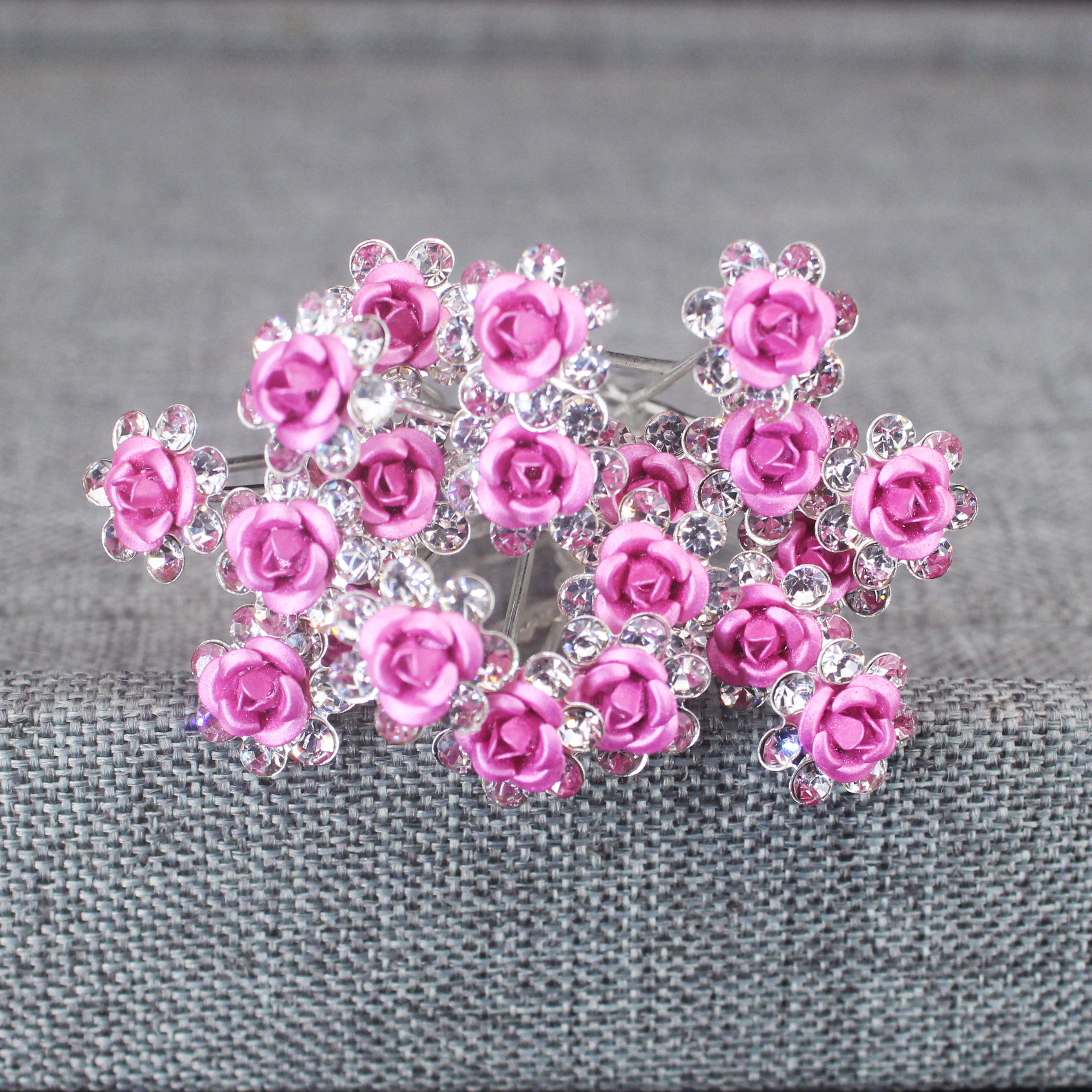 20PCS Rose Flower Rhinestone H - مراجعة Event Suppliers وسعره