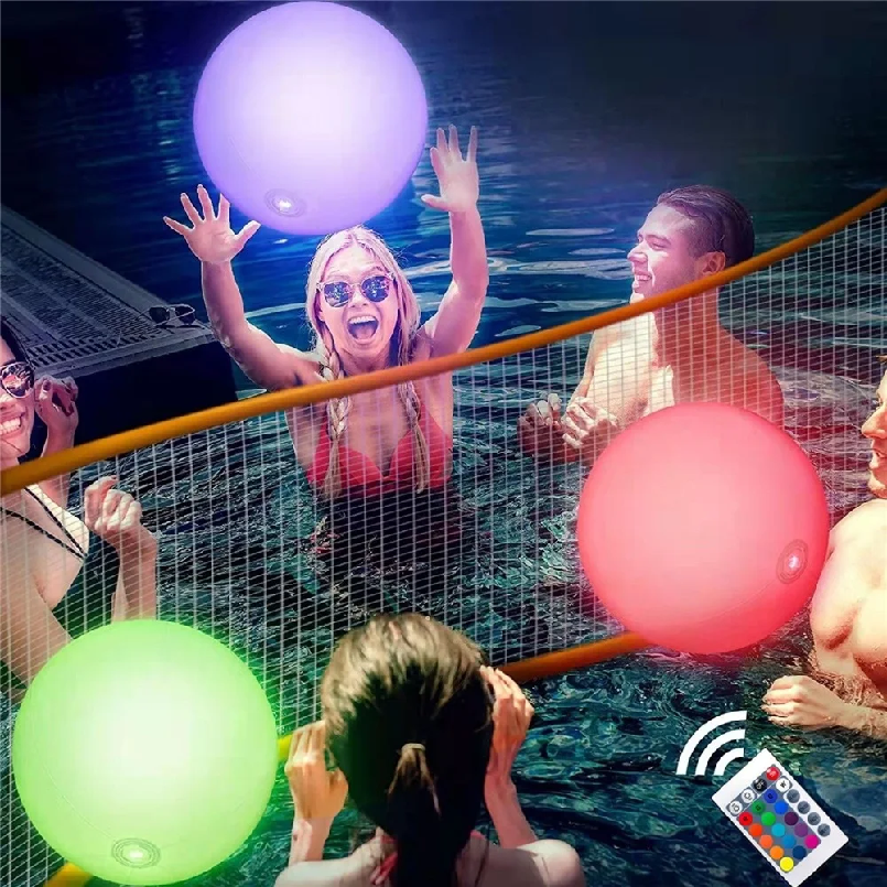 1pc 40CM Solar Powered Floatin - مراجعة Led Balloon Light وسعره