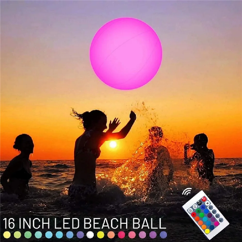 1pc 40CM Solar Powered Floatin - مراجعة Led Balloon Light وسعره
