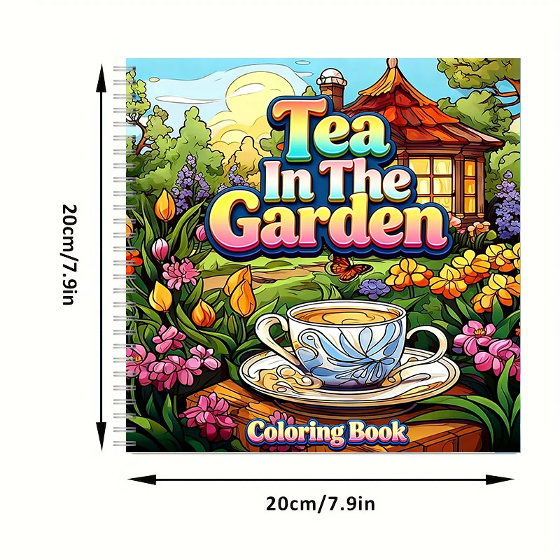 Tea In The Gardens Coloring Bo - مراجعة Supply Event وسعره