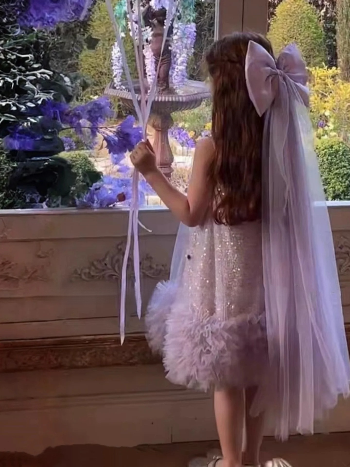 Toddler Girls Sparkly Tulle Tu - مراجعة Glitter Tablecloth وسعره