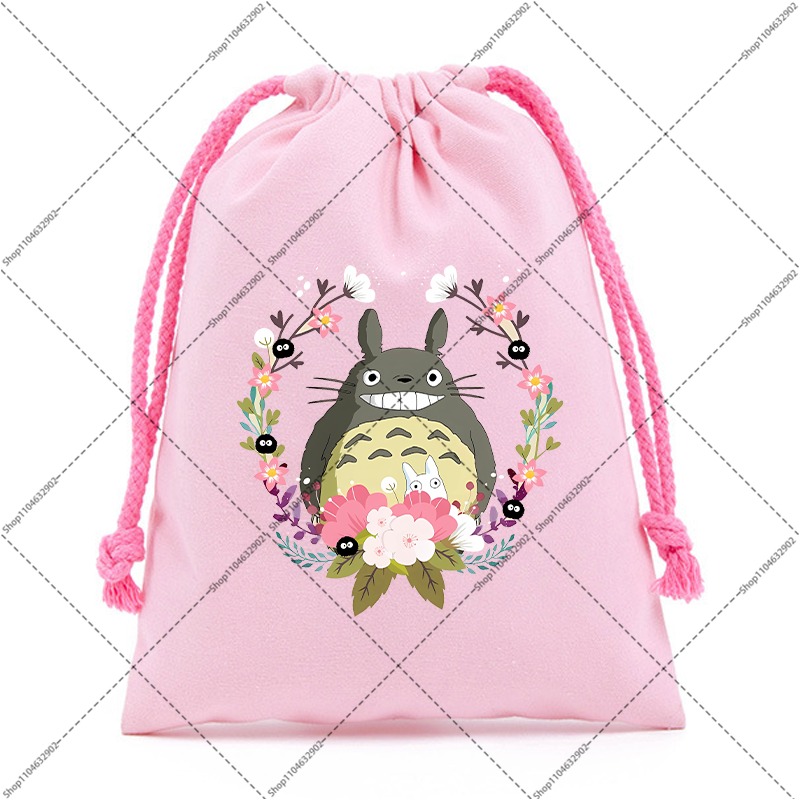 Totoro Cotton Cute Drawstring  - مراجعة Party Favor Bag وسعره
