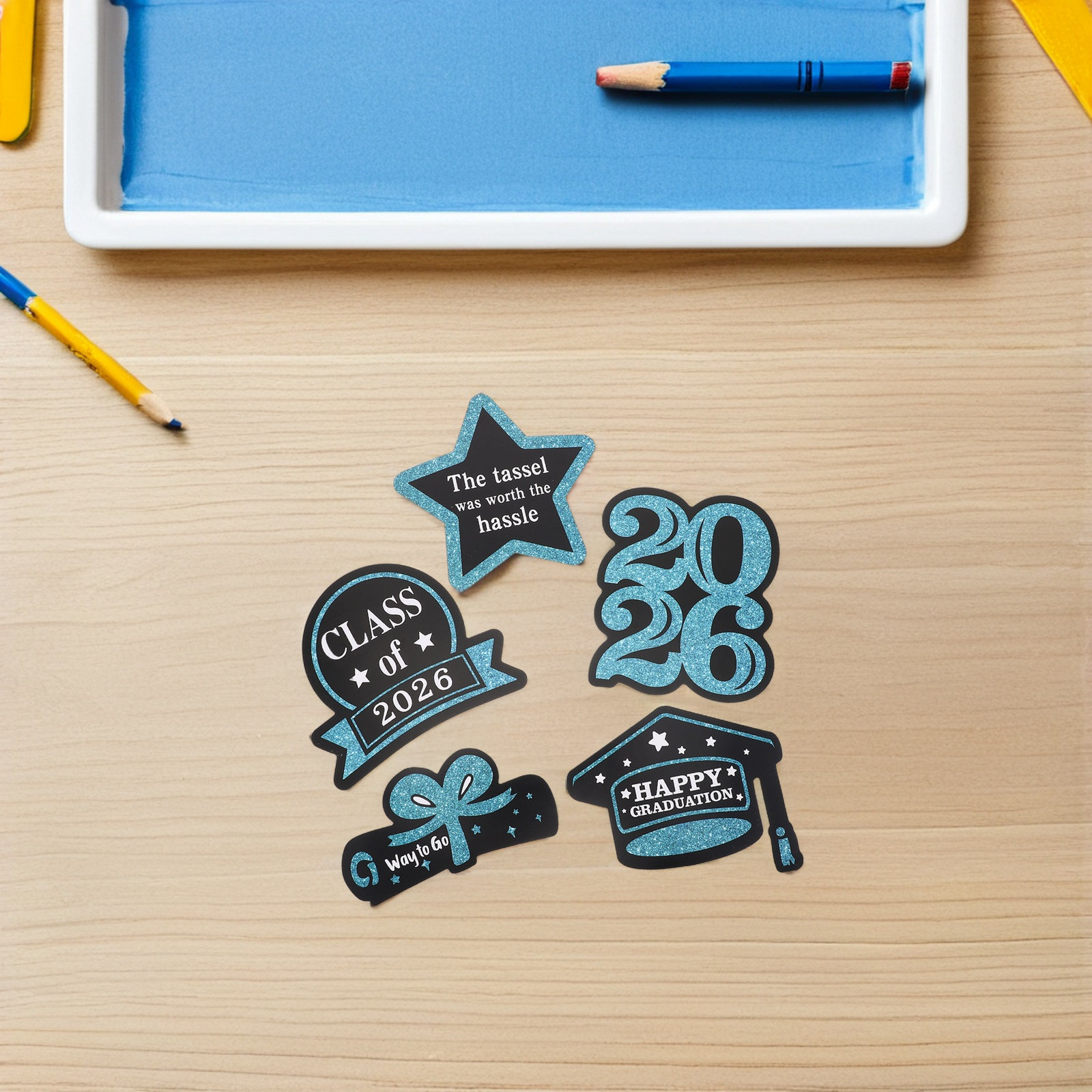 1Set Graduation Season Decorat - مراجعة Centerpiece Stick وسعره
