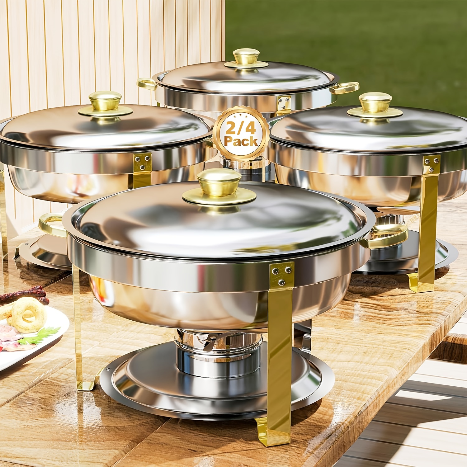 6/9QT Chafing Dishes For Buffe - مراجعة Event & Party Supply وسعره