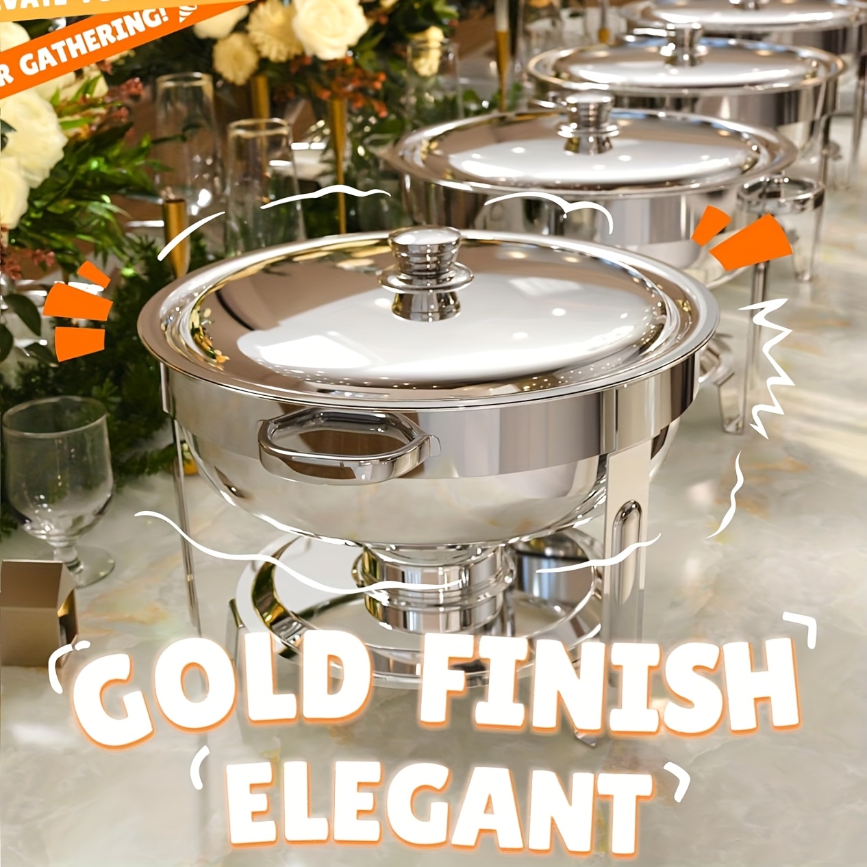 6/9QT Chafing Dishes For Buffe - مراجعة Event & Party Supply وسعره