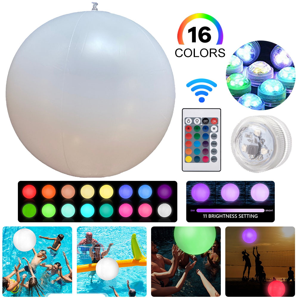 40/60CM Luminous Beach Ball Li - مراجعة Led Balloon Light وسعره