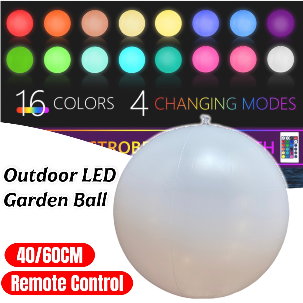 40/60CM Luminous Beach Ball Li - مراجعة Led Balloon Light وسعره
