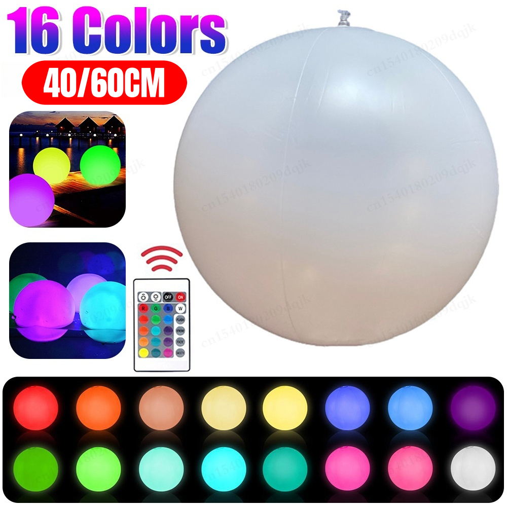 40/60CM Luminous Beach Ball Li - مراجعة Led Balloon Light وسعره