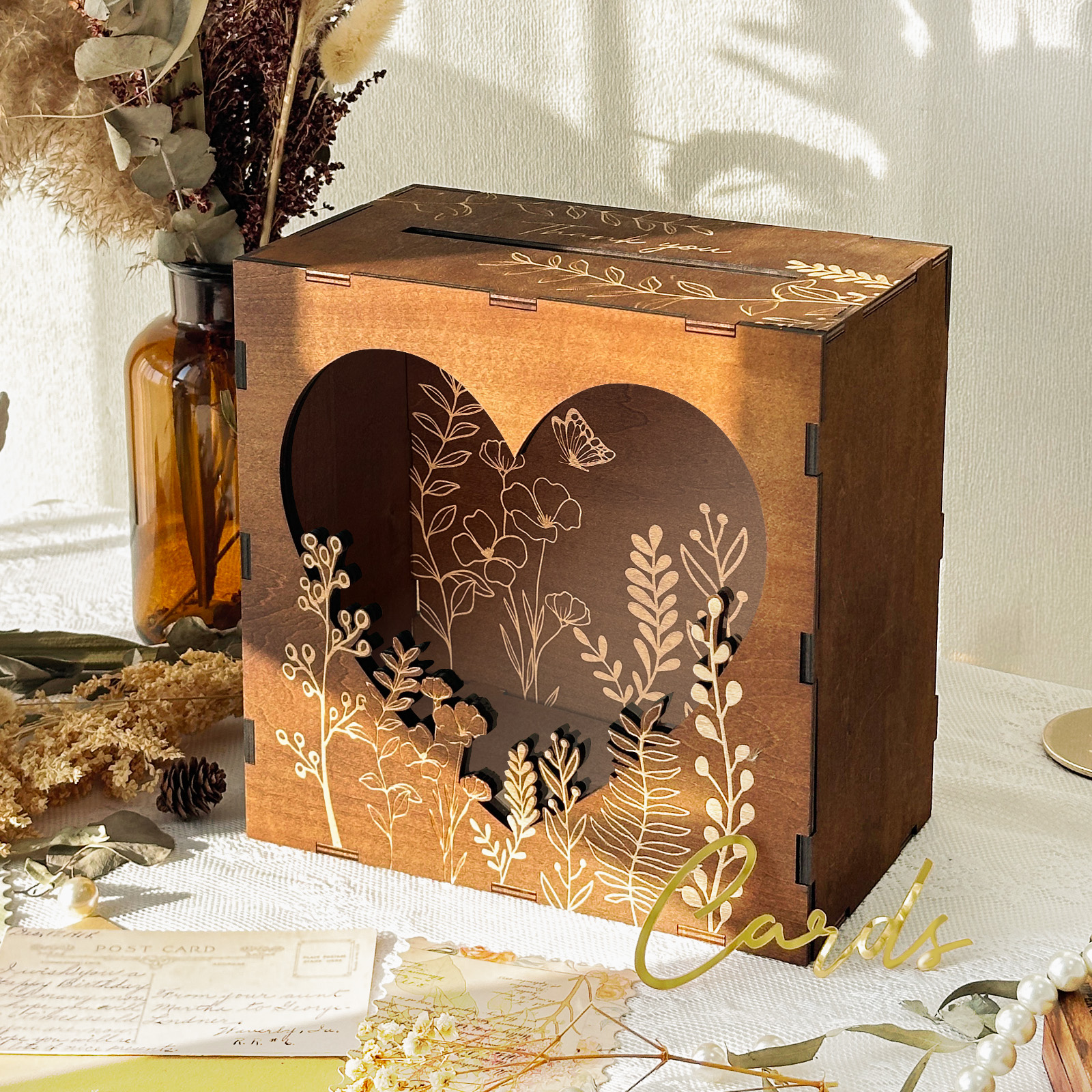 OurWarm Heart Window Card Box, - مراجعة Event Party Box وسعره