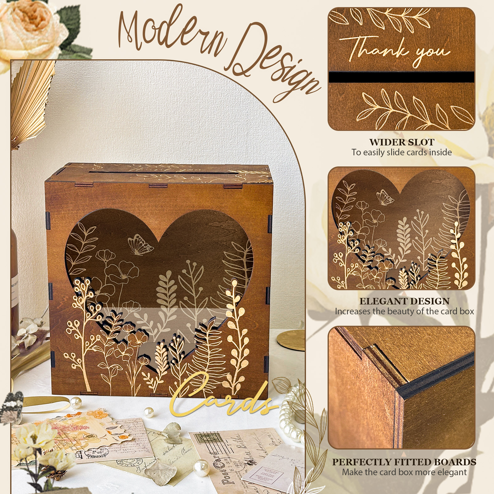 OurWarm Heart Window Card Box, - مراجعة Event Party Box وسعره